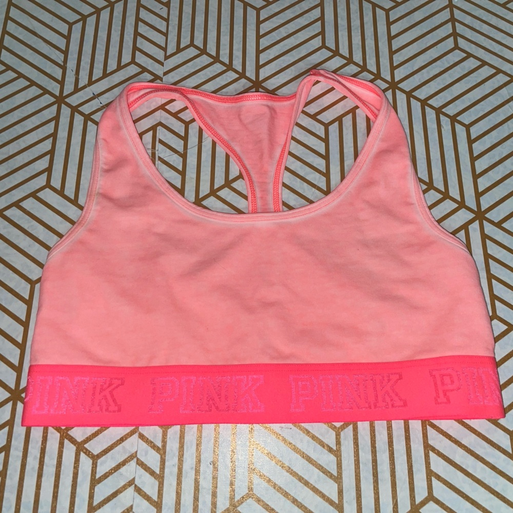 Pink Victoria Secret Pink Crop Sports Bra S